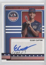 2023 Panini USA Baseball Stars & Stripes Elijah Clayton #NTDP-EC Auto tj1