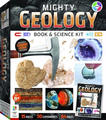 Curious Universe Mighty Geology Buch & Science Kit für Kinder | MINT Lernen