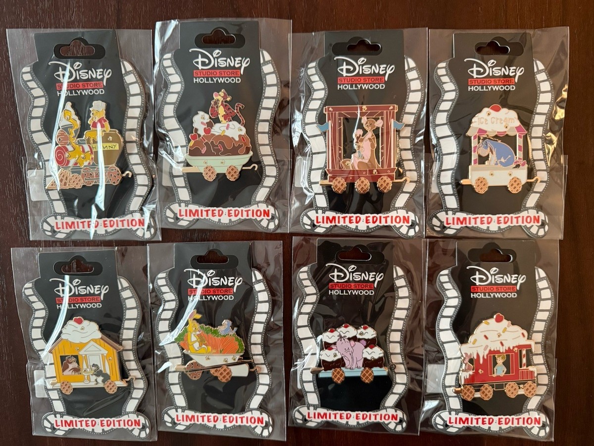 Disney Pin #154802 DSF DSSH - Winnie the Pooh Ice Cream Train 8