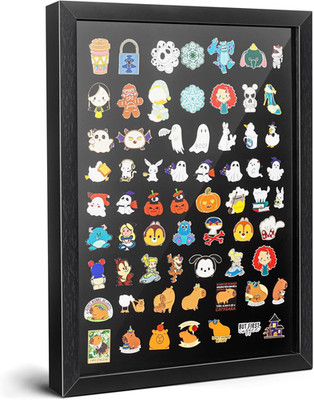 Tutata 12X16 Pin Display Case, Enamel Pin Display Frame, Pin Collection Display,
