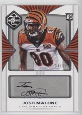 2017 Panini Limited Rookie Auto Spotlight Silver 4/35 Josh Malone #148 Auto 2r8