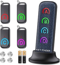 Wireless RF Key Finder 1 Transmiter 4 Receivers Item Locator Tracker Localizador