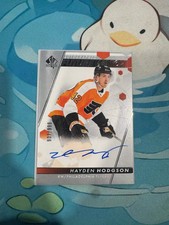 Hayden Hodgson Future Watch Autographed 2022-23 SP Authentic Hocket NM