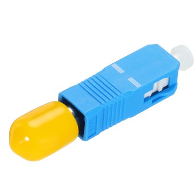 Fiber Optischer Adapter SC/UPC Male-ST Female, Single Mode Simplex Adapter, 1Stk