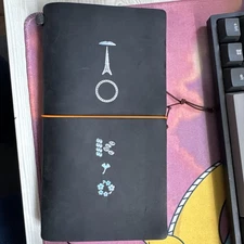 TRAVELER'S Company Note Book Tokyo Edition Black Leather Cover 