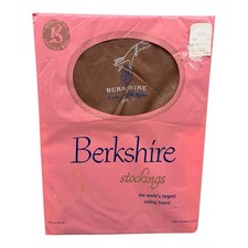 Vintage Berkshire Seamless 100 Nylon Stockings Size 10 Tint