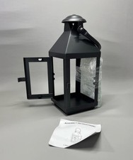 Pillar Candle Holder Hanging Outdoor Metal Tall Lantern 20cm Garden Vintage Look