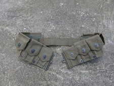 WW2 US ARMY Ceinturon a Munitions Garand Fabrication Corée Post ww2