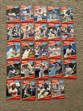 1991 Mootown Snackers Signature Series Complete Set Of 24 Cards EX Condition