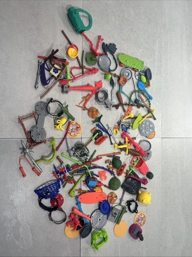 Vintage TMNT Accessories Lot 120+ pcs | Playmates Weapons Gear 1988–1990s