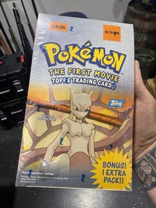 unopened pack of original pokemon cards TCG: Authentic Factory Sealed Booster (Includes Mystery Card Bundle - V/VMAX 1 in 3 Lot 2460 - 1990s original