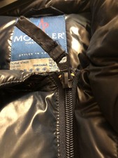Piumino Moncler Grenoble anni 90 orignale ,taglia 4 , colore blu lucido,