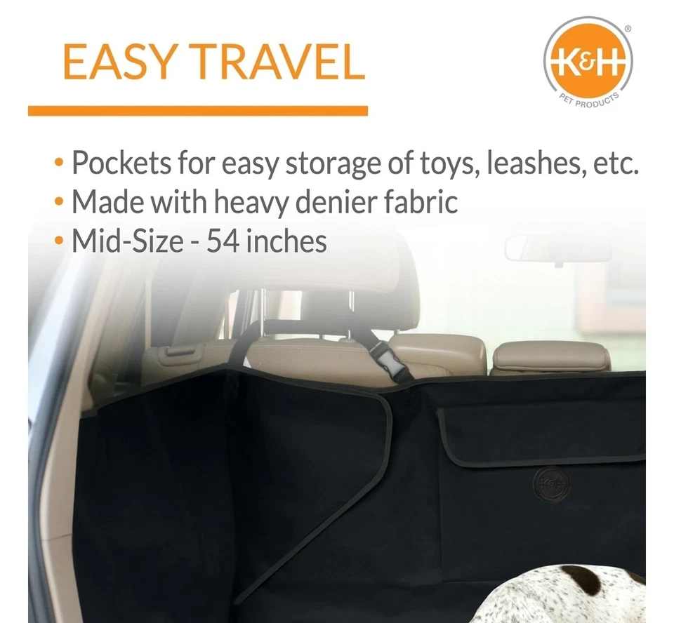 K&H Pet Products Quilted Cargo Cover Liner Gray SUV Universal Fit Dog Cat - Image 3 of 4