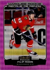 Filip Roos 2022-23 O-Pee-Chee Platinum Matte Pink RC #281 Chicago Blackhawks