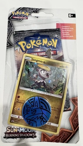 Pokemon Sun & Moon Burning Shadows Checklane Blister Pack (Jangmo-o) Sealed