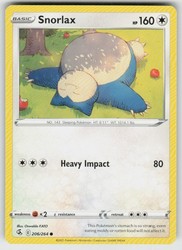 Snorlax 206/264 Common Fusion Strike