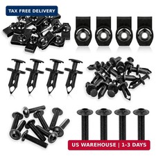 30pcs Body Panel And Plastic Fastener Rivets Fits Fo