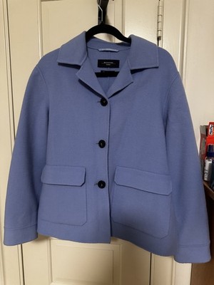 Light blue Weekend Max Mara short coat, gently worn and in excellent condition
