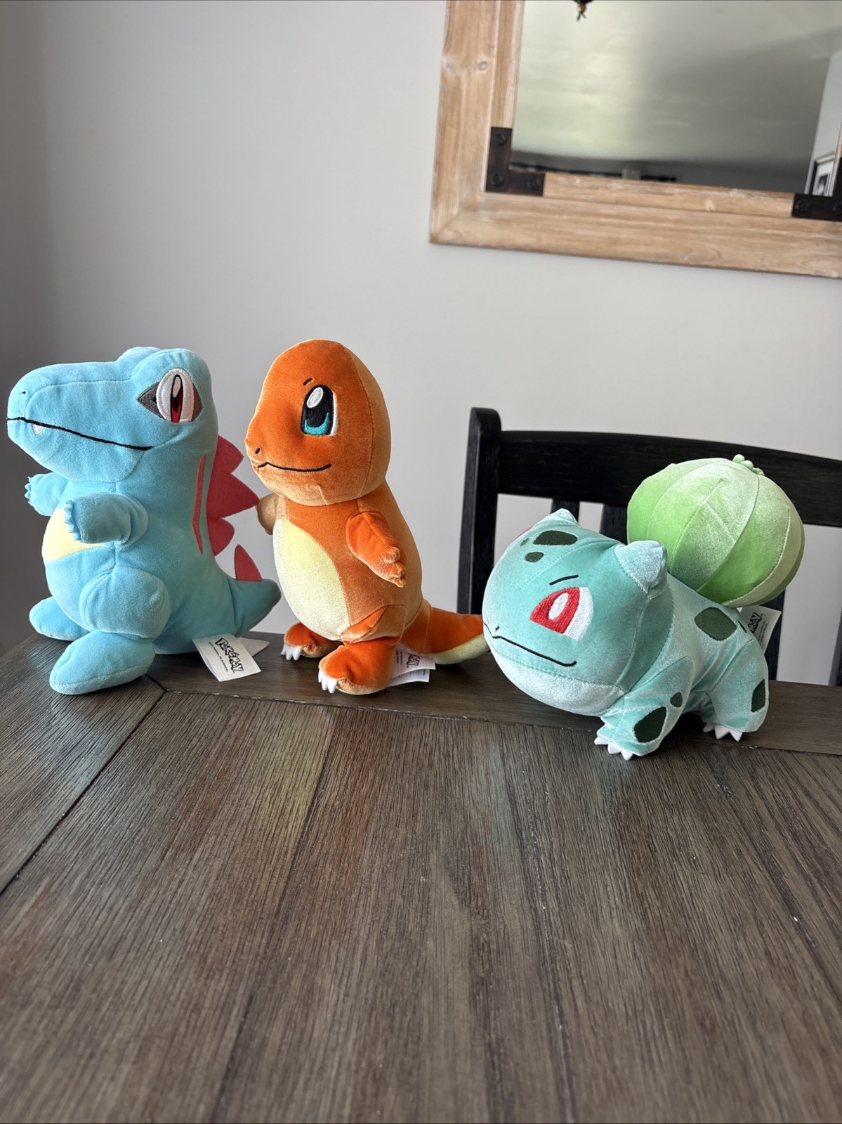 Pokemon Plush Toy lot Charmander Bulbasaur Totodile Stuffed Animals Nintendo