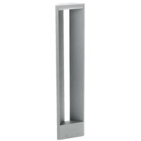 Led Pollerleuchte Typ Nr. 2279, IP54, Dreieck-Form, HöHe 10W 3000K 900Lm, Alu-Gu