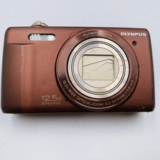 OLYMPUS VR-360 Compact Digital Camera Brown 12.5x Optical Zoom Tested