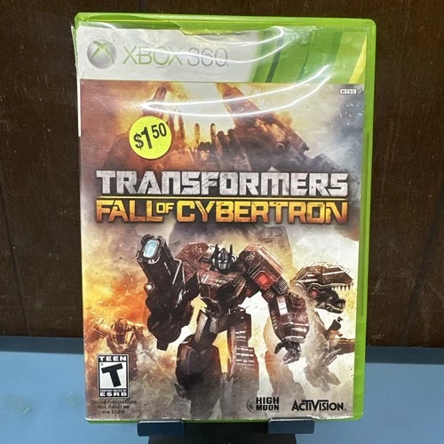 Transformers: Fall of Cybertron (Microsoft Xbox 360) NO MANUAL SEE PICS