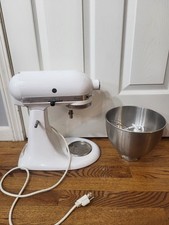KitchenAid K45SS Stand Mixer Cream White 250W Tilt-Head Made in USA Tested
