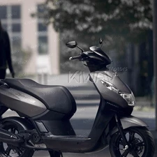 KiWAV Venom Mirrors Dual Black 8mm M8 for GY6 SUNL TANK ROKETA JONWAY