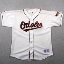 Vintage 90s Russell Athletic Baltimore Orioles Sewn MLB Jersey White Men  s XL