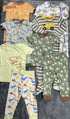 Lot Of 20 Toddler Boy Clothes Mixed Brands Size 24M - 2T Outfits PJs All Seasons