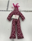 Dammit Doll Pink Leopard Print Plush Stress Relief Doll Polyester Novelty — photo 1