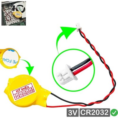 CR2032 Ersatz-CMOS-Batterie mit Steckerkabel für Beelink SEi12 i7-12650H mini PC