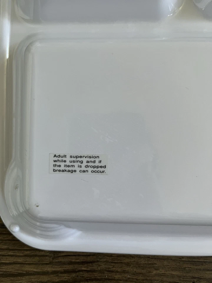 Plato Bandejas Divididas Melamina Coches Disney Pixar por J.C. Penny 13 1/2" x 9 1/2" Foto 4 de 4