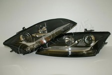 Audi Tt Front Lamps Headlights Halogen Left + Right Pair Oem 2006-2010