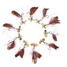  10 Pcs Flying Fish Bait Saltwater Flies Fishing Lure Accessories