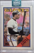 2024 Topps Archives Chili Davis Auto /60 [88 Topps Base Buy Back]
