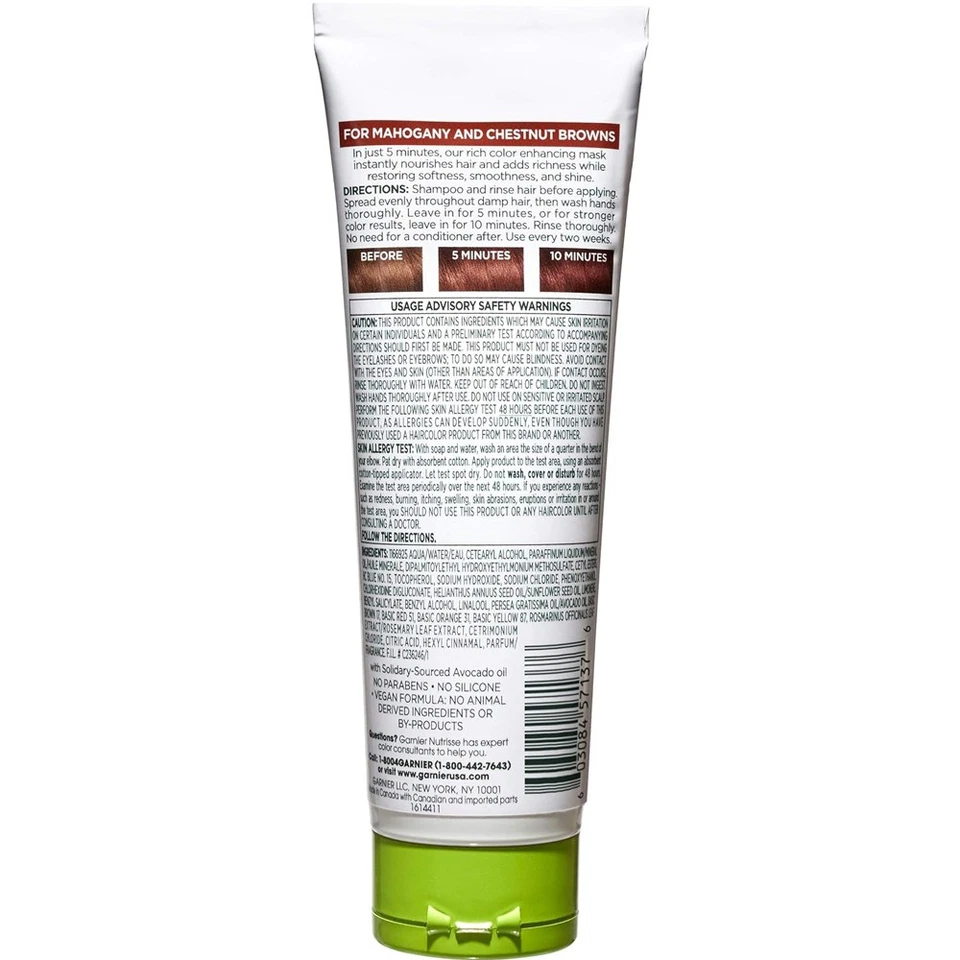 Garnier Nutrisse Nourishing Color Hair Mask, Warm Brown, 4.2 fl. oz. - Image 2 of 4