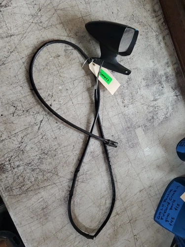 D4ZB-17743 1974-78 Ford Mustang Passenger Side Door Mirror Black OEM