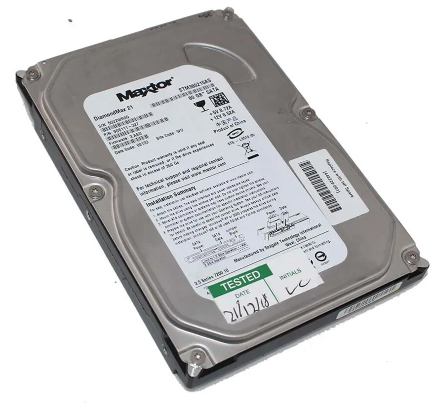 80GB SATA-2 3.5"" 7200RPM 3Gb/s HDD - 448229-001