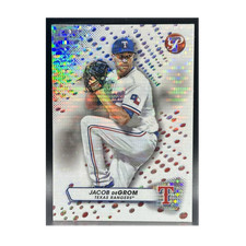 Topps 2023 Pristine Parallel Jacob deGrom #186 Texas Rangers Baseball MLB