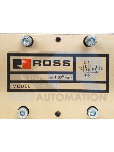NUOVA valvola a fungo pilota elettrovalvola a solenoide singola serie Ross W7476A8331 W74 - Foto 2 di 5