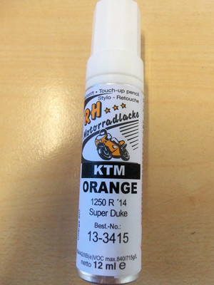 908,33 /l RH Lackstift KTM orange 1250R / 1290R  Super Duke 2014 / Duke 390 