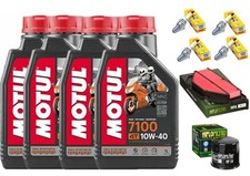 KIT/TAGLIANDO SUZUKI GSR/600 2006-2011 OLIO MOTUL 7100 FILTRI + CANDELE GSR 600