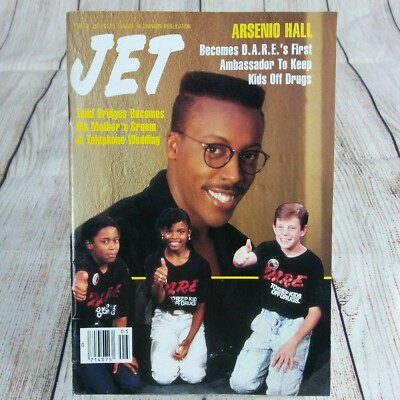 JET MAGAZINE | FEB. 4, 1991 | ARSENIO HALL BECOMES D.A.R.E.'S FIRST AMBASSADOR