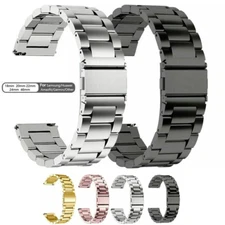 18/20/22/23mm Stainless Steel  Strap Metal Watch Band Replacement Wrist Bracelet