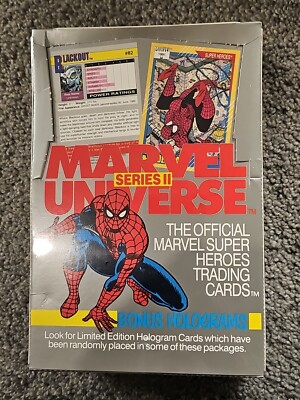 1991 Impel Marvel Universe (Series II 2) Factory Sealed Box