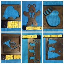 LASTING IMPRESSIONS Embossing Template Brass Stencils Cute