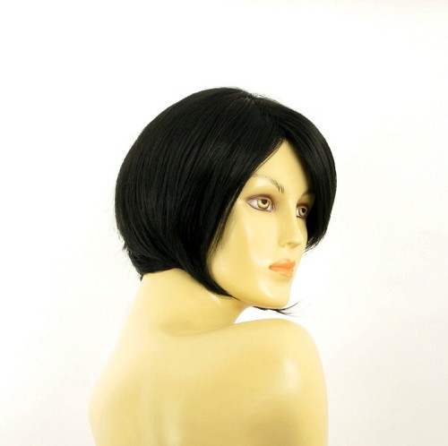 Short Wig for women black ref FRANE 1b PERUK - Imagen 8 de 9