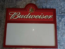 Budweiser dry erase Sign