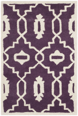 Safavieh Chatham PURPLE / IVORY 2' X 3' Area Rug - CHT745F-2